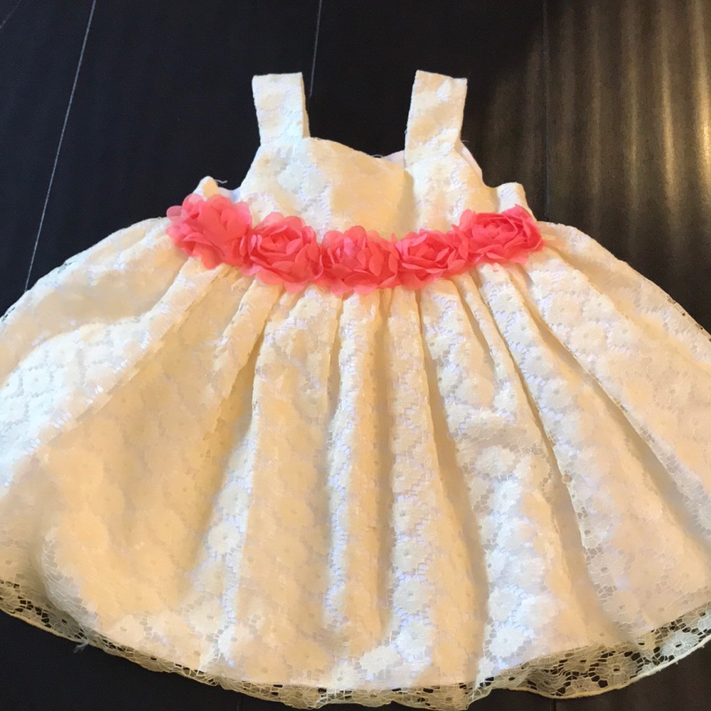 Baby Girl yellow and pink dress